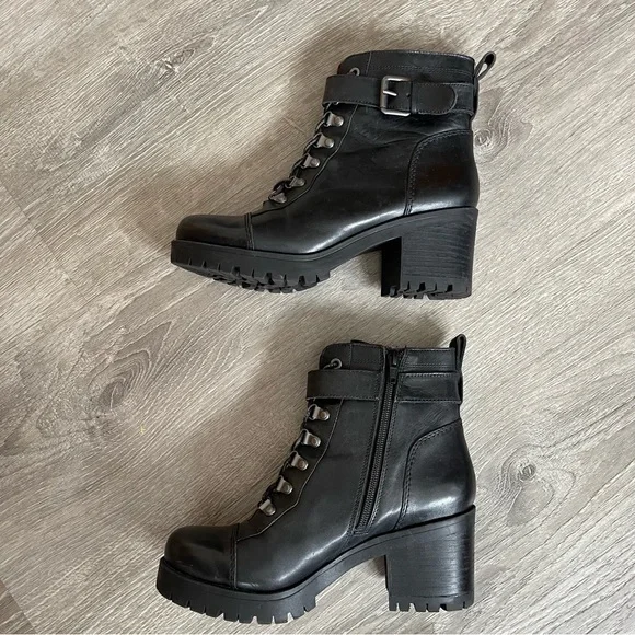 *Nine West Ursala Leather “Logger” Boot Sz 8 - Picture 5 of 11